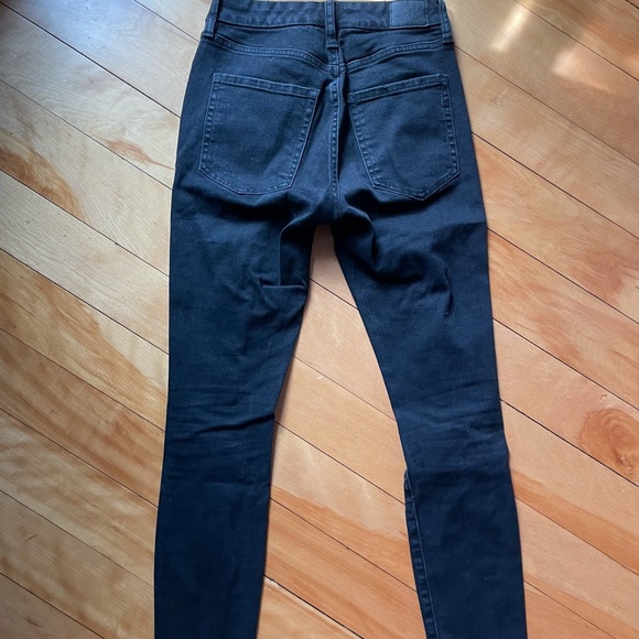 Aeropostale Black Distressed Jeans size 4 - Picture 5 of 6